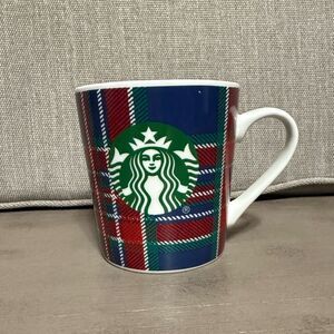 Starbucks 2017 Tartan Plaid Mug - Red, Blue, Green  18 ounces